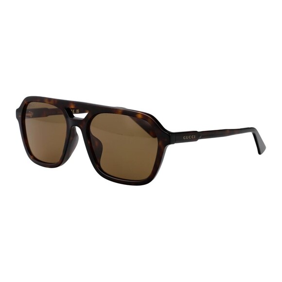 NWT Gucci GG1823SA-002 Havana Brown 57mm Sunglasses main image 2